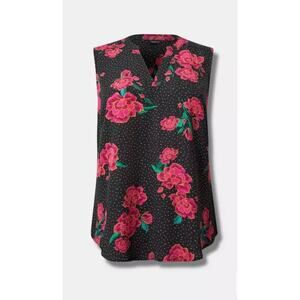 Torrid Georgette pull over tunic top size 5